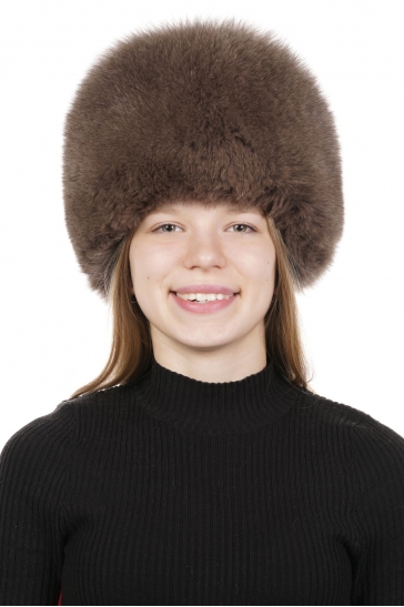 Шапка женская из песца